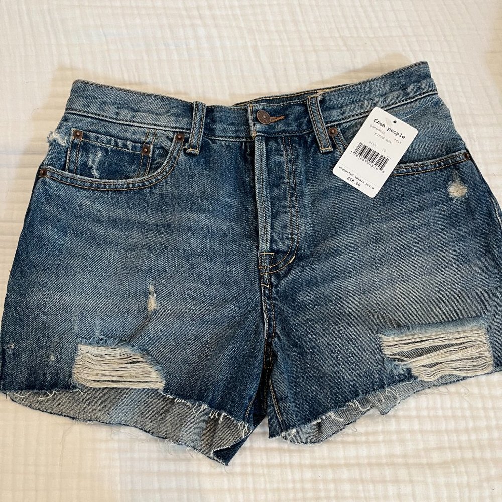 NWT Free people We the Free distressed cutoffs